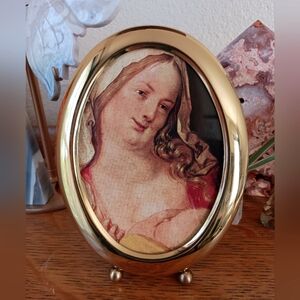 Vintage Brass Frame with Dürer Art